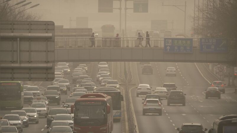 пыльная буря в Пекине