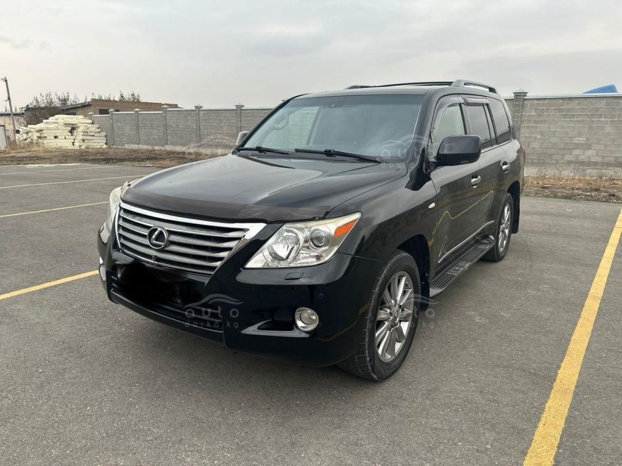 Lexus lx570 2008 черный